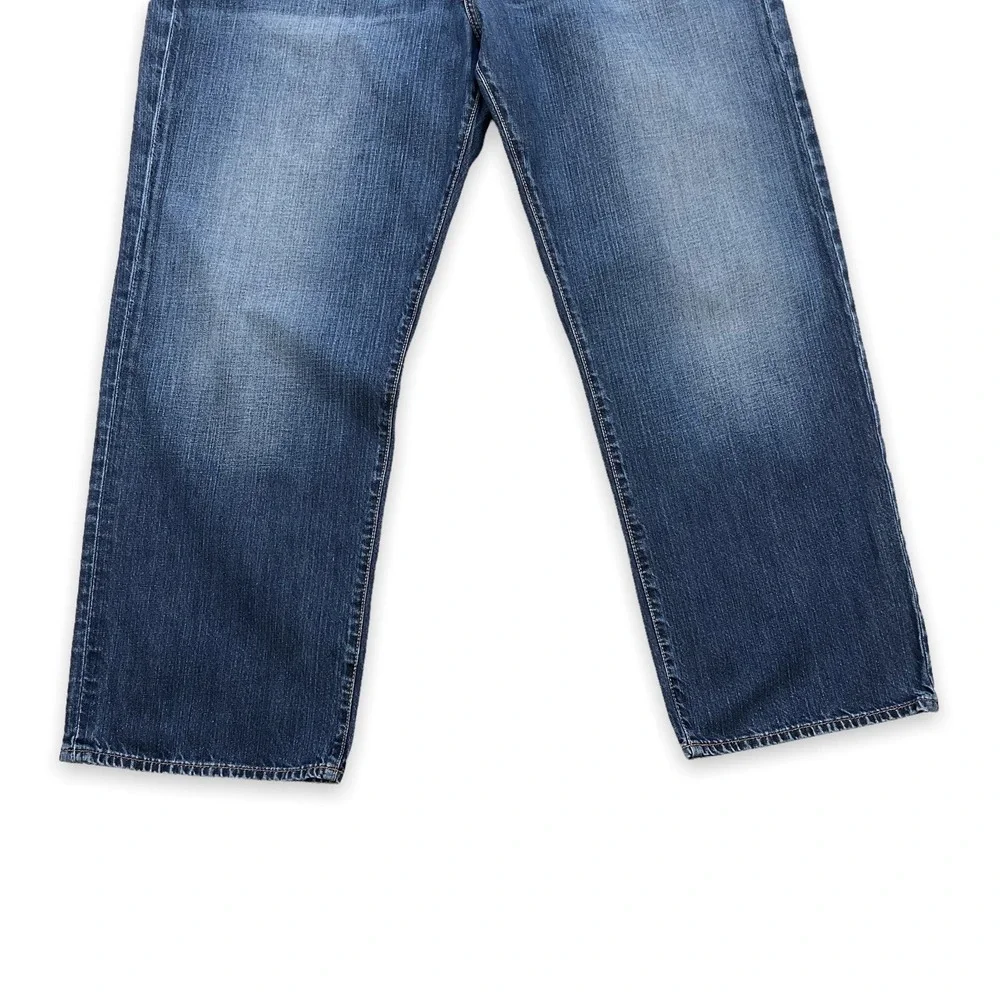 Lucky Brand Jeans Men 40x30 (ACTUAL 39x29.5) Blue Relaxed Straight 181 Denim